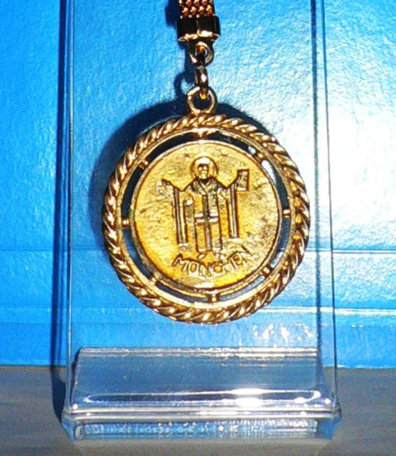 1972 Jeux olympiques de Munich Original Stück Porte-clés en