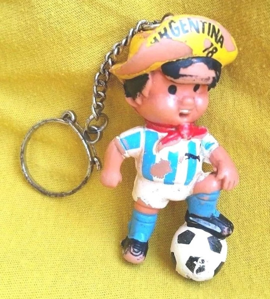 1974 FIFAワールドカップ西ドイツ大会のマスコットキーホルダー 1974 FIFAワールドカップ西ドイツ大会のマスコットキーホルダー