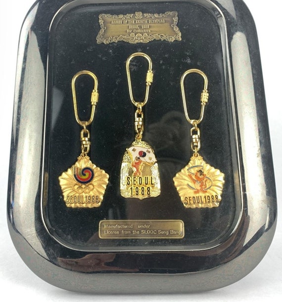 ジュエリー 1988 Olympic Games Seoul Official FRAMED LIMITED EDITION Mascots