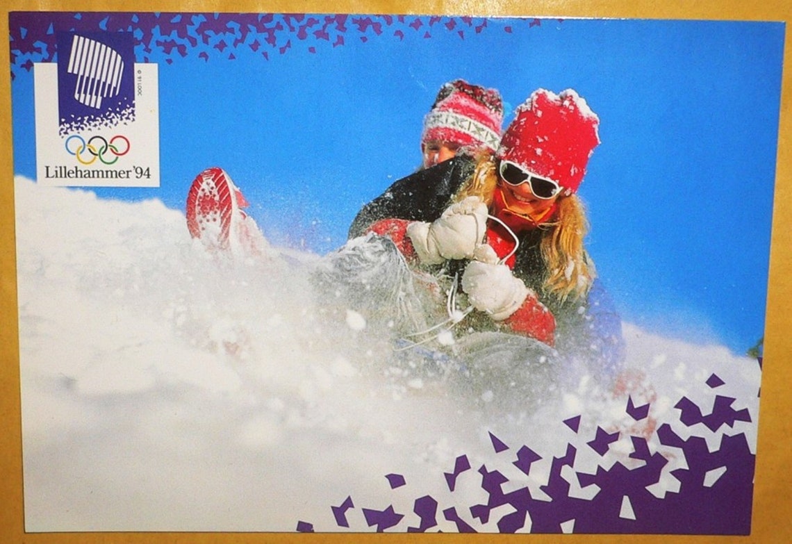 1994 WINTER Olympische Spiele Lillehammer Norwegen Original 9 Etsy.de