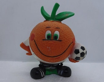 1982 FIFA World Cup Football Soccer Spain Official Mascot NARANJITO Piggy-Coin Bank Very Rare! Very Nice! Free Shipping!
