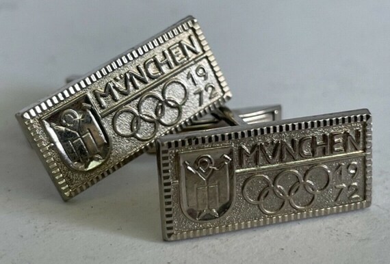 1972 Olympic Games Munich Original Cufflinks MUNCHEN 1972 WITH