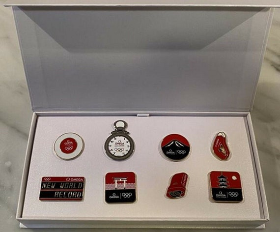 2020 Olympic Games Tokyo Sponsor Timekeeper OMEGA Pins Limited