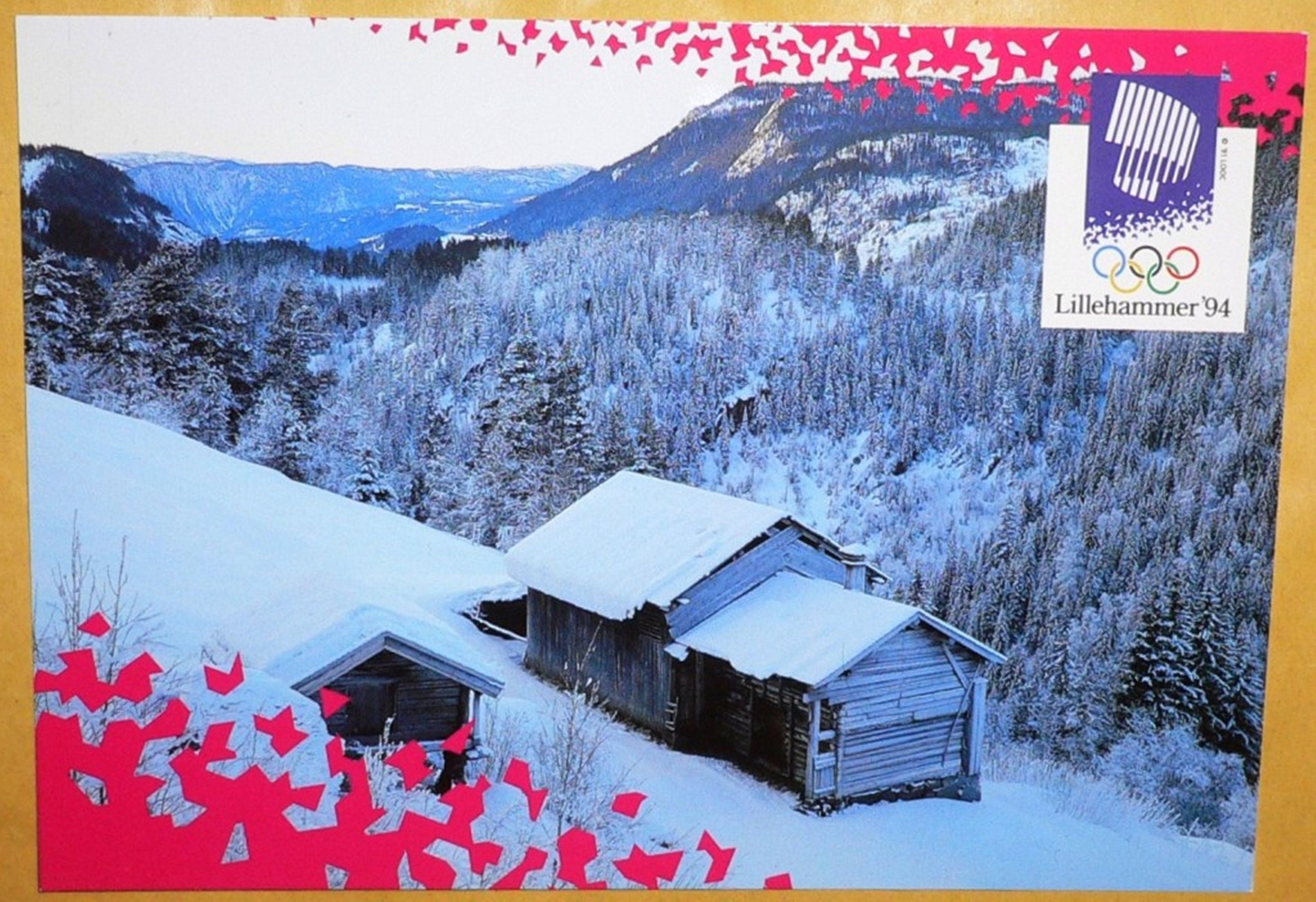 1994 WINTER Olympics Lillehammer Norway Original 9 Different Etsy