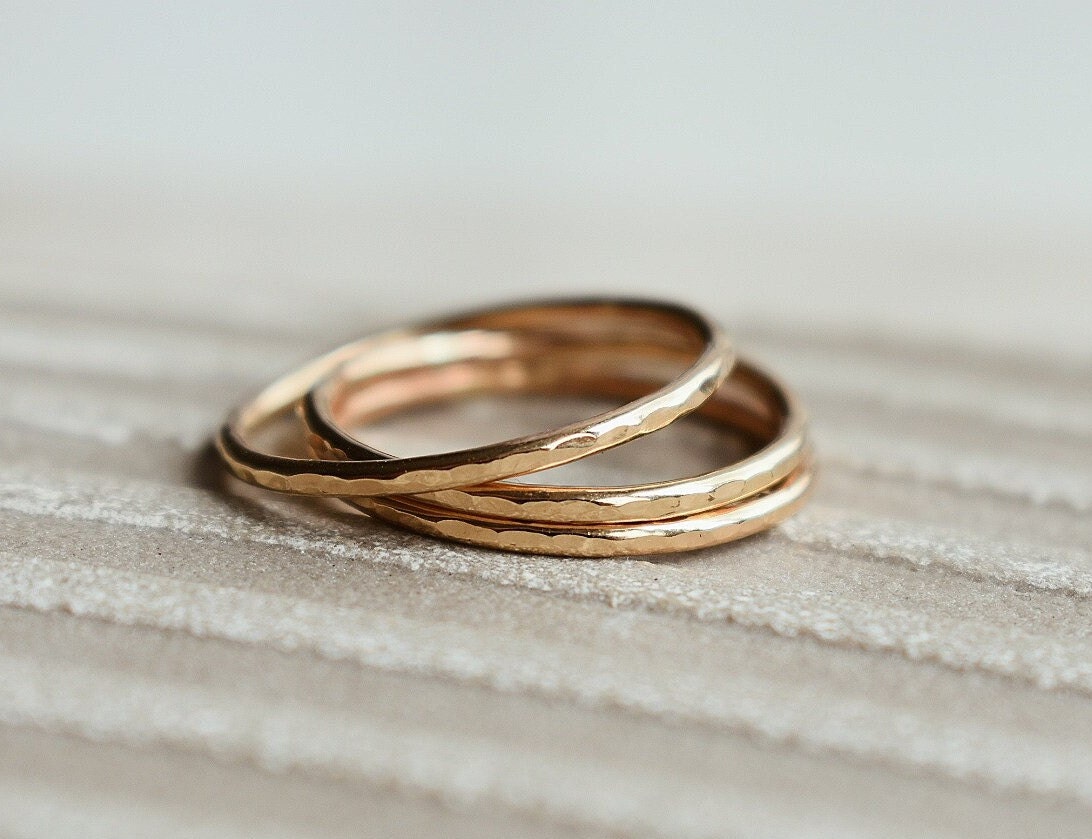 Dainty Braid Gold Ring, Minimalist Simple Ring, Minimal Ring, Tiny Ring,  Stacking Ring, Thin Gold Ring, Stackable Ring, Minimalist Ring 