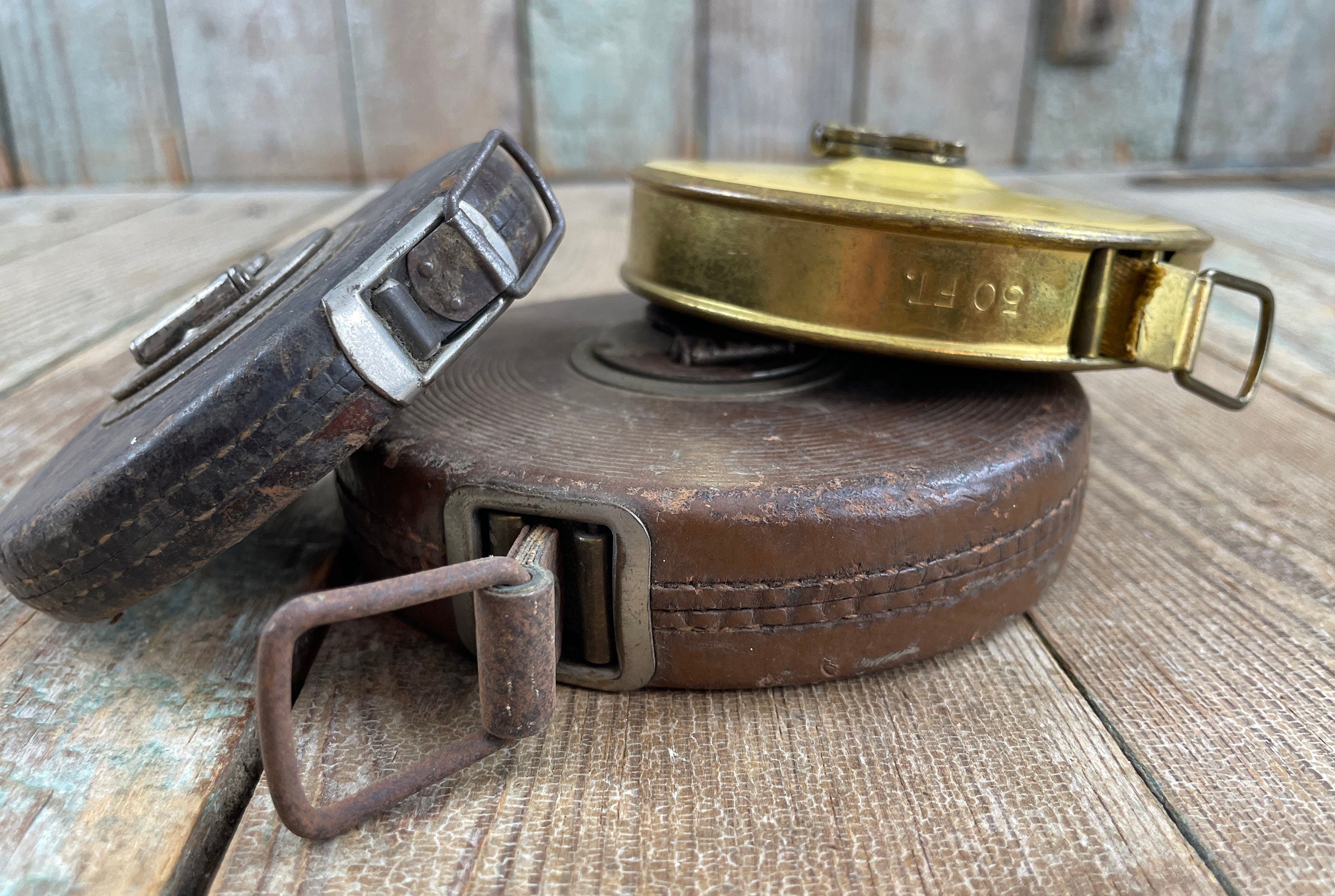 Hand-Stitched Leather Tape Measure – Monarch Knitting