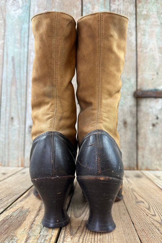 Antique Woman's Boots - Shabby Old Boots - Primit… - image 5