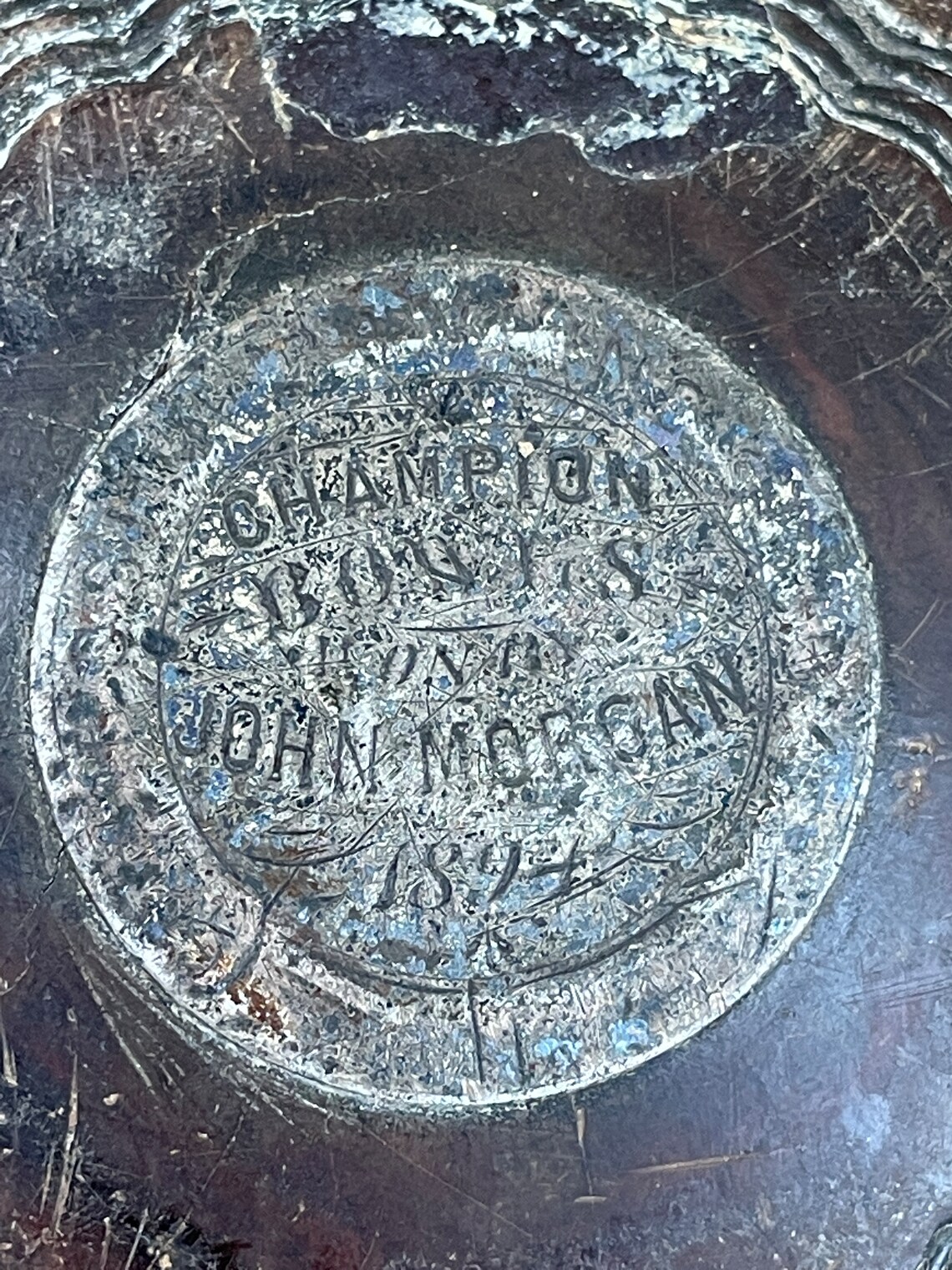 Antique Wooden Lawn Bowling Balls 1894 Champion Ball Etsy