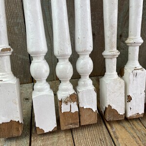 Single Wooden Porch Post Architectural Salvage One Vintage Porch Spindle image 6