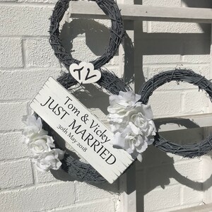 Disney Just Married Couples Wreath image 6