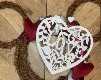 Disney Valentine Heart Wreath