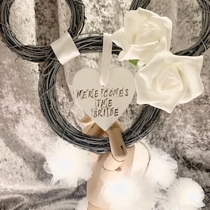 Disney Blumenmädchen hier kommt die Braut Mini Kranz
