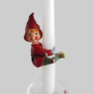 ONE Swedish Vintage Santa Claus Candle Decoration Ring Swedish  Scandinavian Christmas Decor Retro Xmas Holiday Gift Idea ChristmasShop5