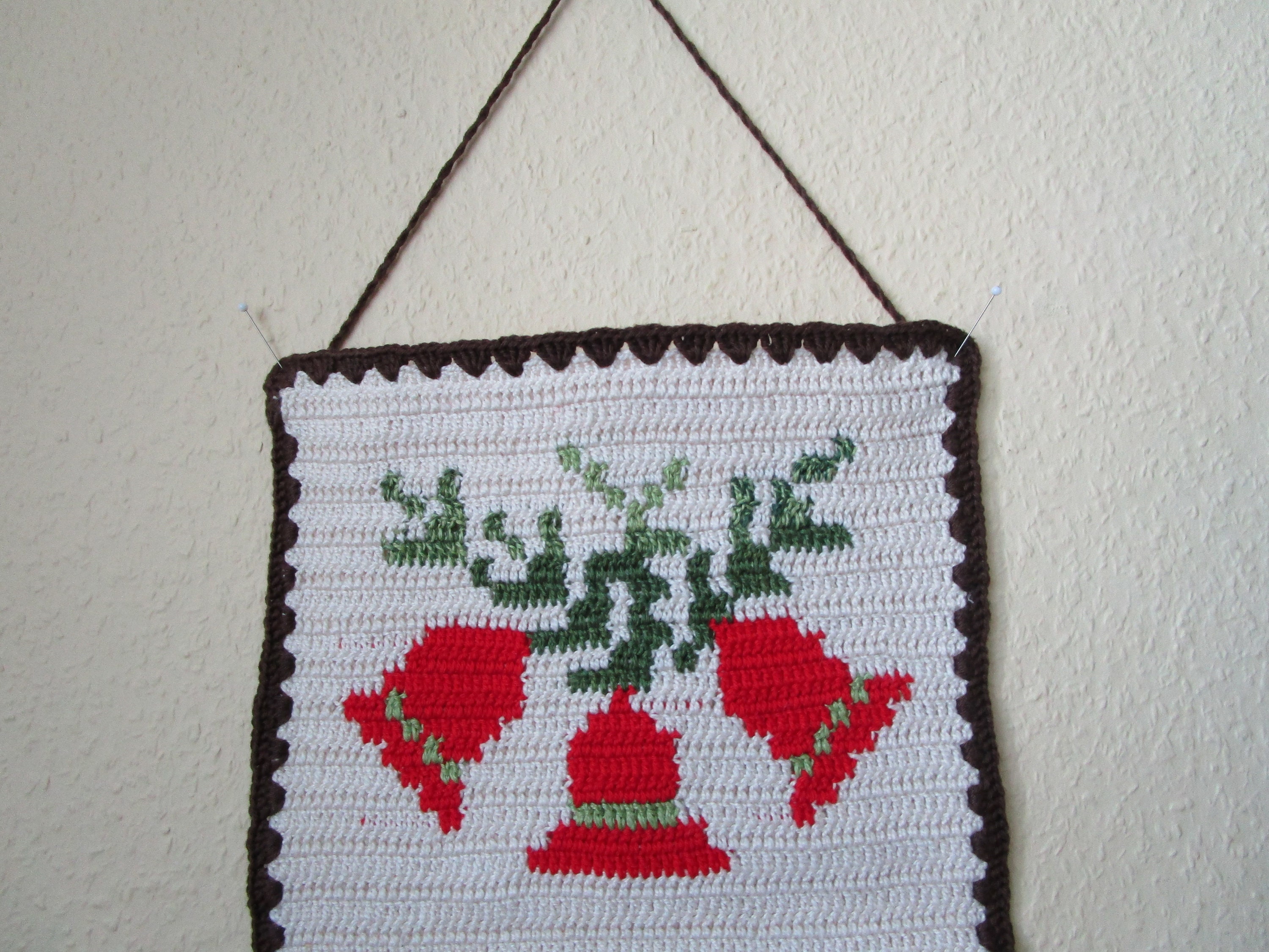 Christmas Tapestry Swedish Folk Art Scandinavian Xmas