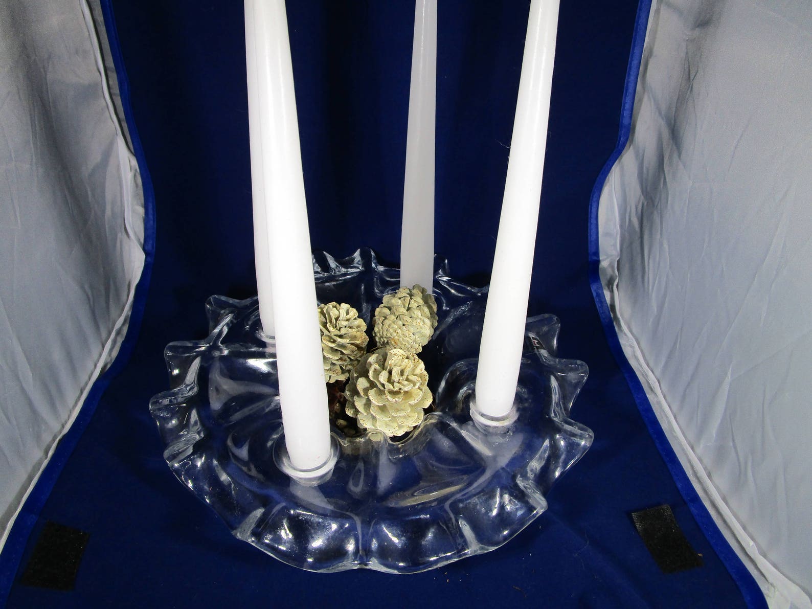 MUURLA Finnish Glass Advent Candle Holder for 4 Candles Round Etsy