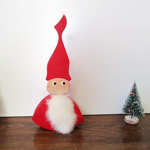 Schwedischer Tomte Santa Claus Wichtel Elfe. Sammlerstück. Santa Schweden Weihnachtsmann Nisse Retro Skandinavisch Weihnachtsmann Dekoration Geschenk