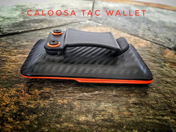 Kydex Wallet With Money Clip Carbon Fiber Tac Wallet - 