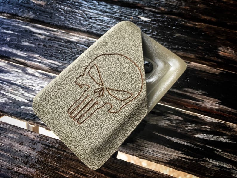Kydex Wallet With Money Clip Punisher Edition Flat Dark Earth - 