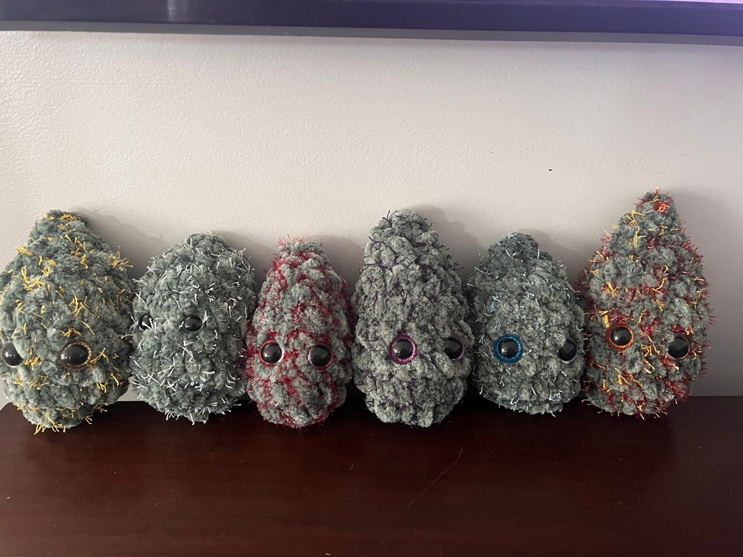 Handmade Amigurumi Crochet Weed Buds the Bud Family Unique Colorful ...