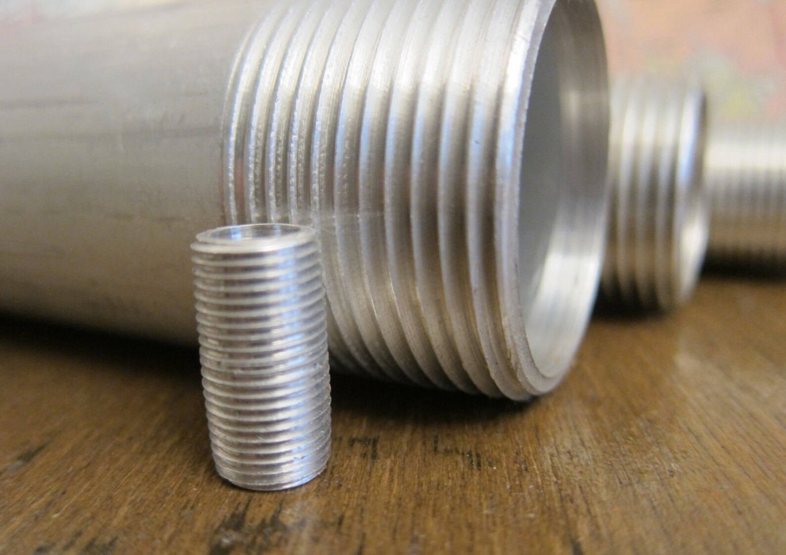 1/2 Aluminum Pipe Nipples Sch 40 TBE NPT 6061 Close Etsy