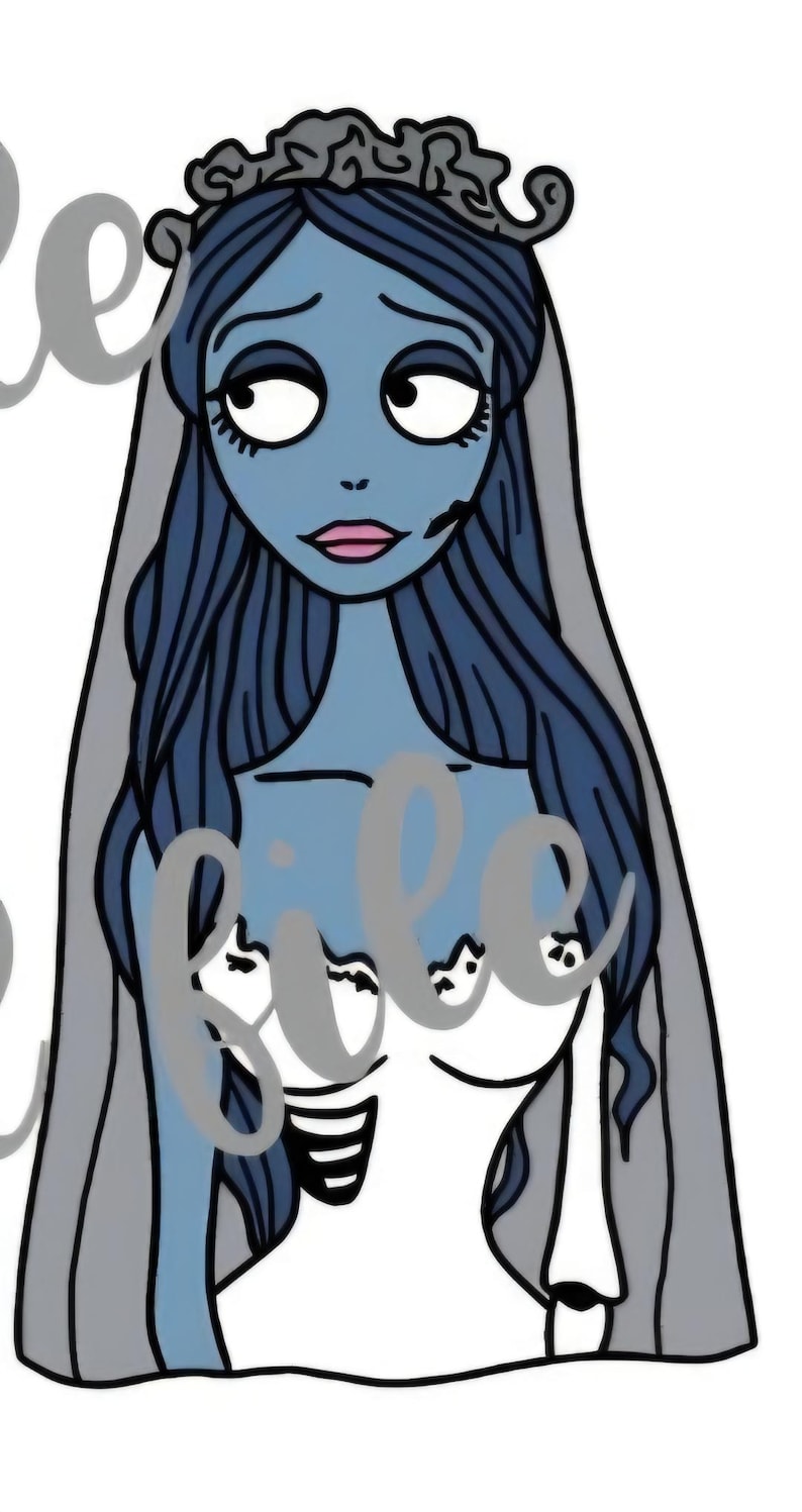 Corpse Bride Characters digital file image 3
