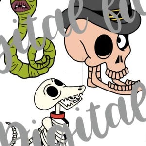 Corpse Bride Characters digital file image 4