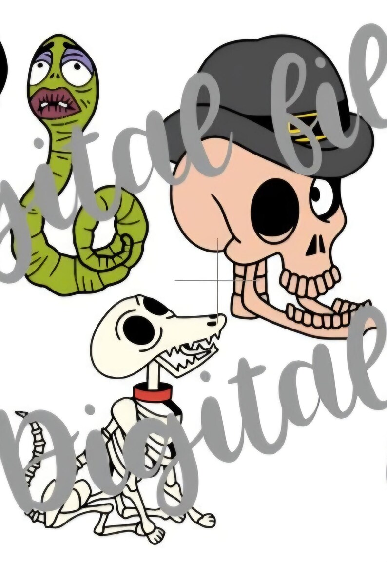 Corpse Bride Characters digital file image 4