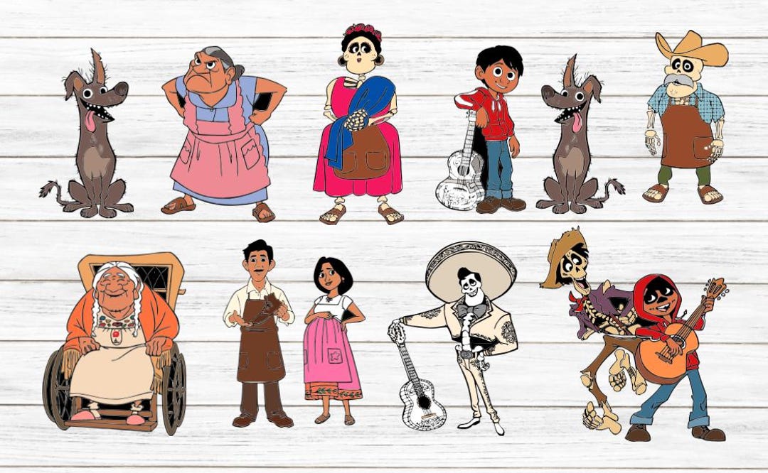 Disney Coco Bundle Digital File for Cutting and Printing. SVG and PNG ...
