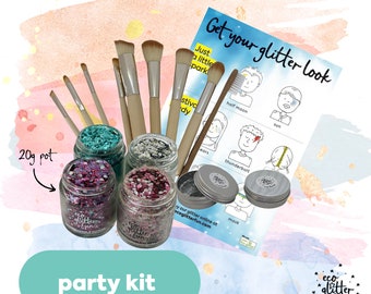 Party Glitter Station Kit Bioglitter Sparkle by EcoGlitterFun