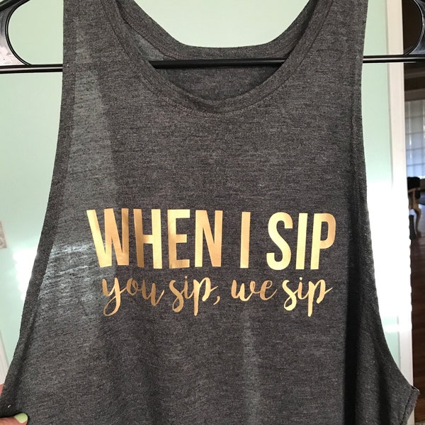 Da Sip | Drinking Shirt Design | Cut File | Silhouette | Cameo | Cricut | Vector | SVG | DXF | PNG