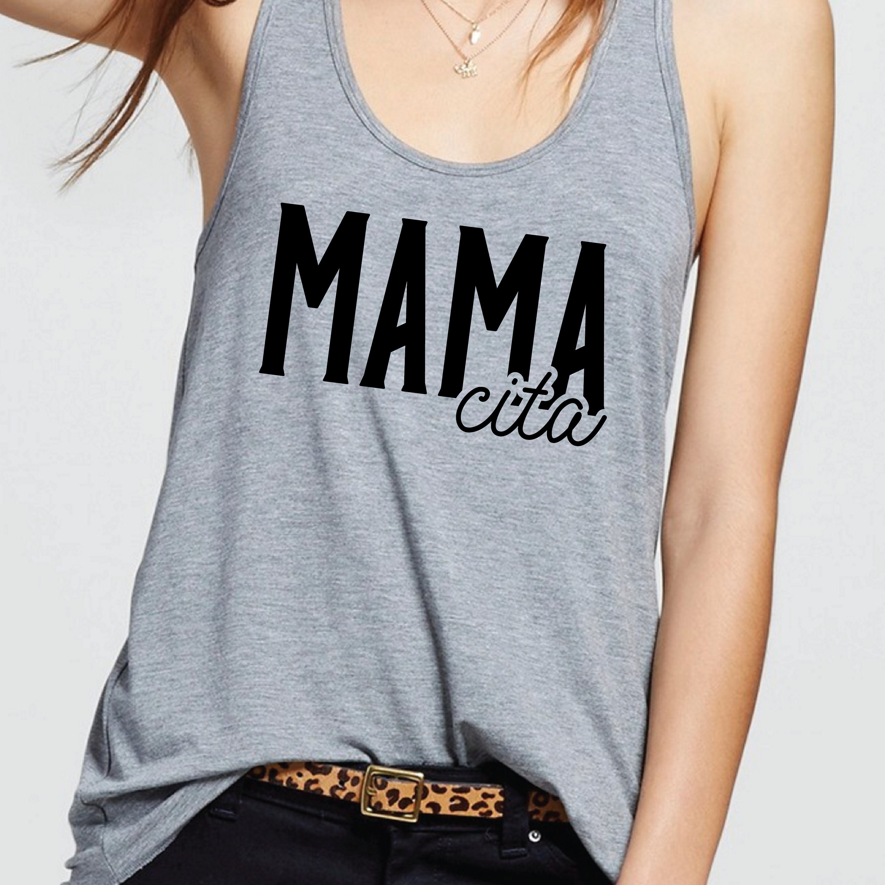 Download Mamacita Mom's Shirt Design Cut File Silhouette | Etsy