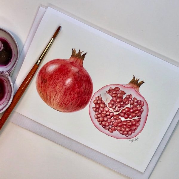 Pomegranate card.