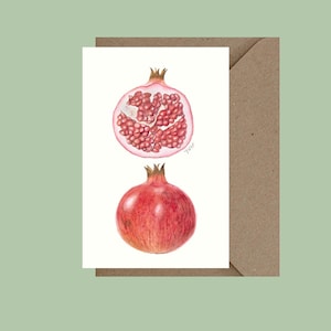 Pomegranate card.