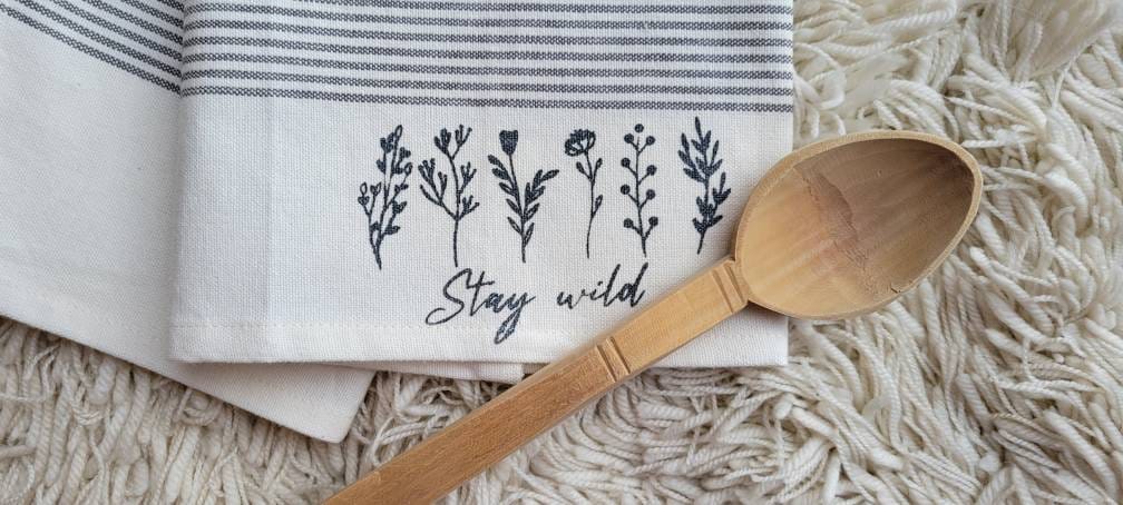 Dish Cloth, Stay Wild Moon Child Microfiber Kitchen Towels Set