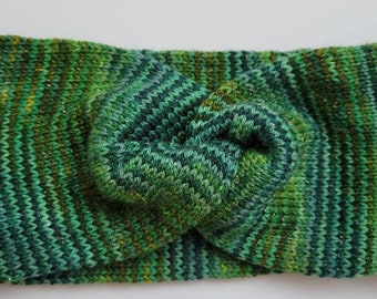Diadema / Calentador de orejas Top twist accesorio de lana de invierno de punto de tamaño adulto
