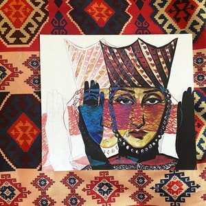 Kolor granatów Sergei Parajanov Ormiańska pocztówka artystyczna