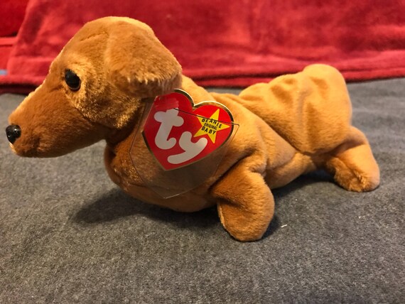 weiner dog beanie baby