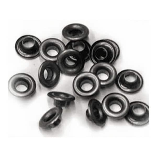 Grommet + Washer - Sz. 00 Gunmetal (Dozen) - Corset Making Supplies