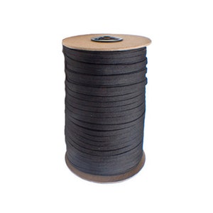 Flat Corset Lacing Black - 144 Yard Spool