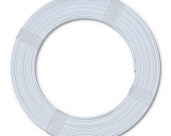Steel Hoop Boning: Plastic Covered - White 10yards - Made in USA