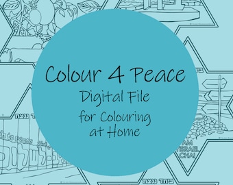 Colour4Peace 5 images for colouring at home