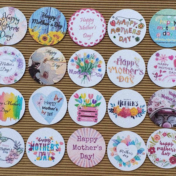 Mother's Day Cardstock Rounds Grab Bag of 20