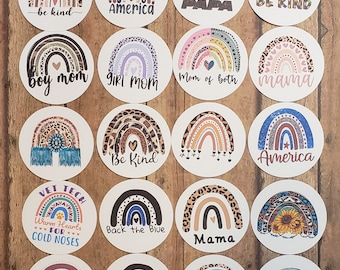 Rainbow Freshy Cardstock Rounds