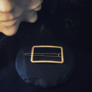 Gold Colour - Geometric Style Hair Pin