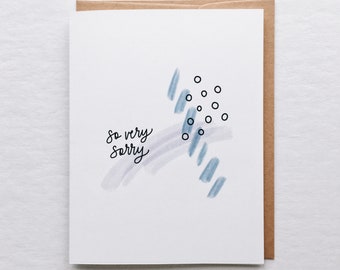 So Very Sorry Greeting Card