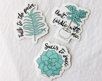 Sassy Plants Sticker Pack