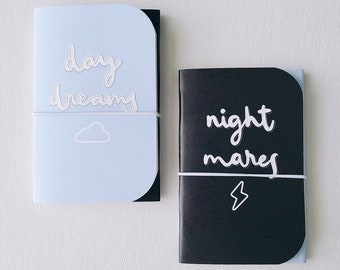 Daydreams/Nightmares Z-Fold Reversible Notebook