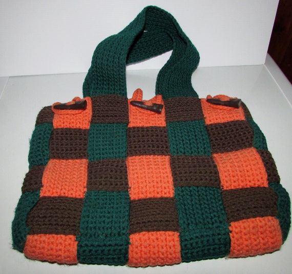 Beautiful craft phentex crochet hippie handbag /p… - image 3