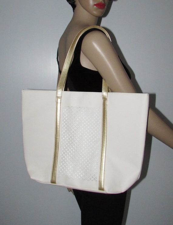 Sac Shopping Tote Bag BUCHERER Avec Porte-Clés - Occasion - Marque De Luxe