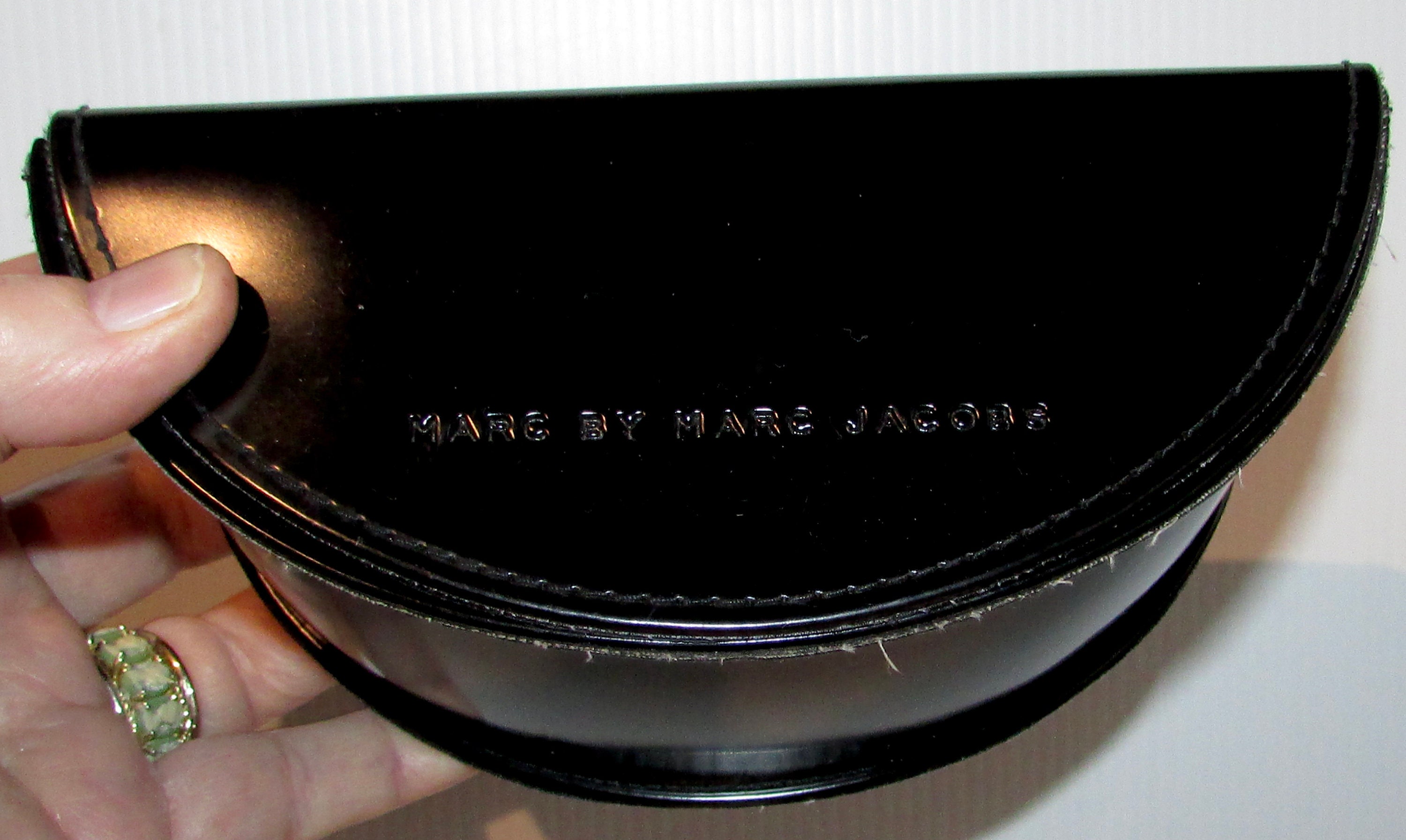 Marc Jacobs sunglasses case Marc by Marc Jacobs Black Hard Sunglasses Case Large New  main image 3